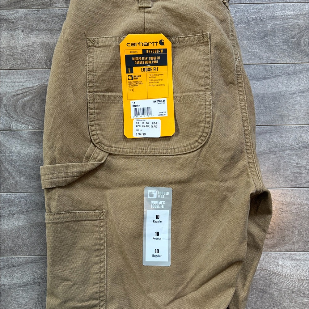 Carhartt Woman’s Tan Loose Fit Pants